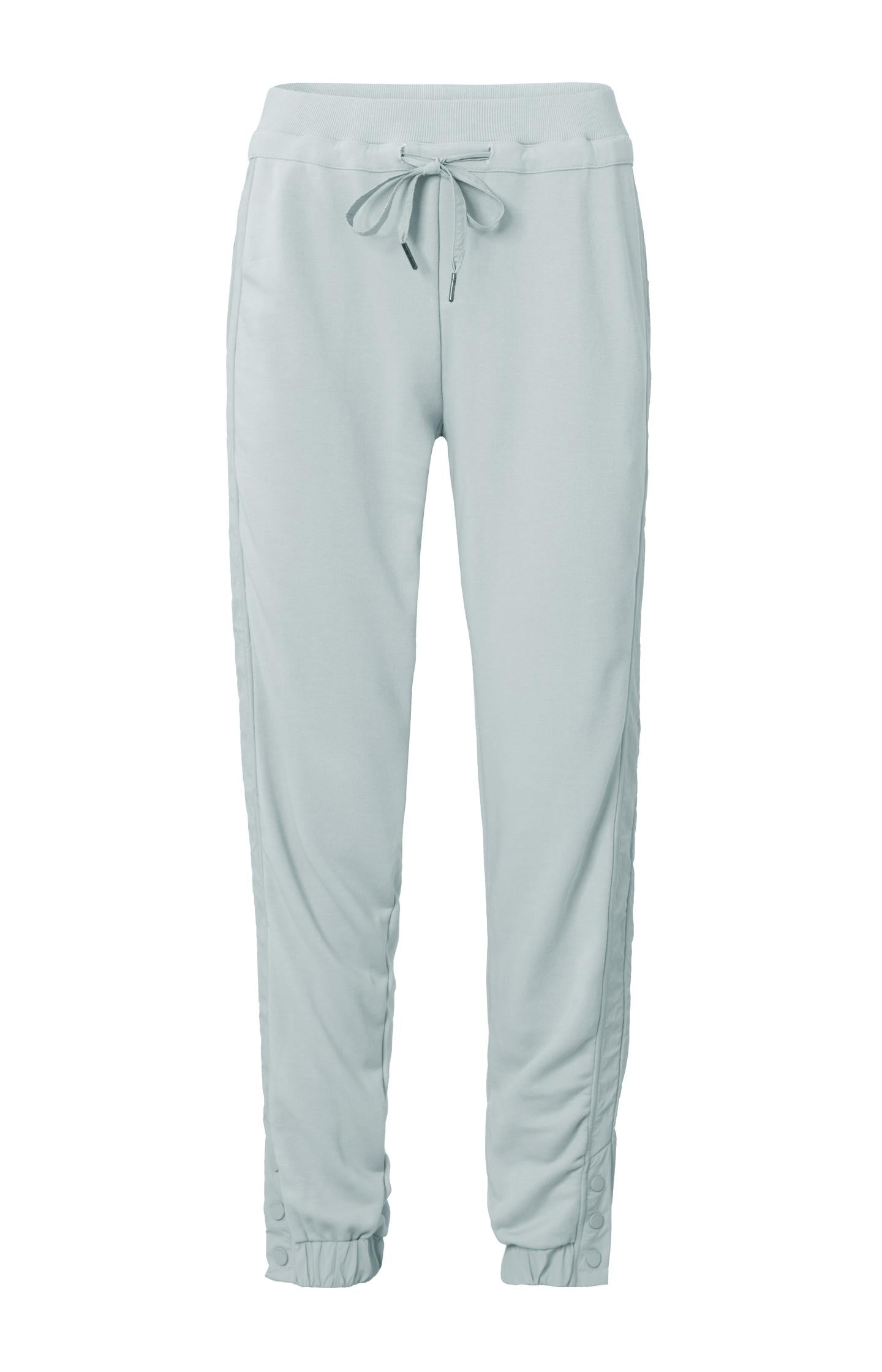 Jersey jogging trousers with straight legs and drawstring