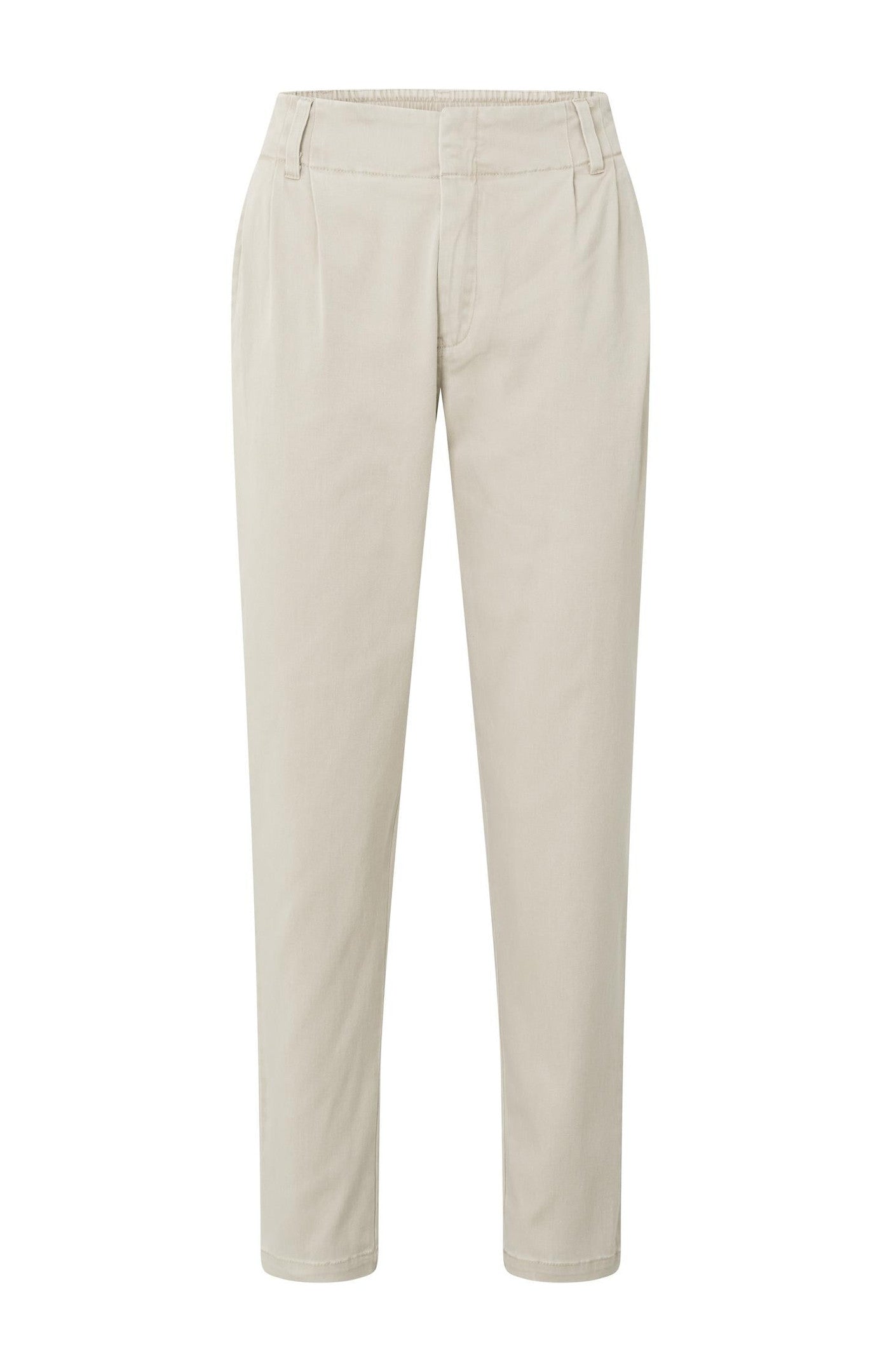 Loose fit trousers with pockets and zip fly from cotton