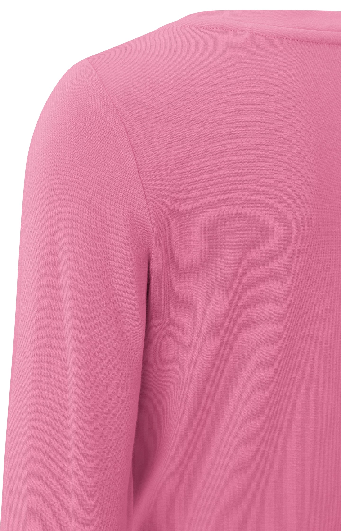 T-shirt with boatneck and long sleeves in regular fit