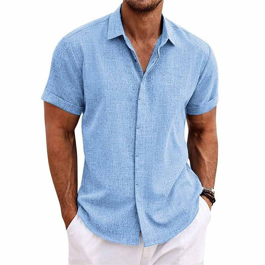 Adrian | Camisa de manga corta de estilo casual para hombre